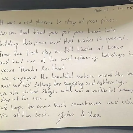 別荘 Wellness Oase Med Sauna, Fodbad Og Hojhastighed Internet I Naturens Fred Og Ro Nibe